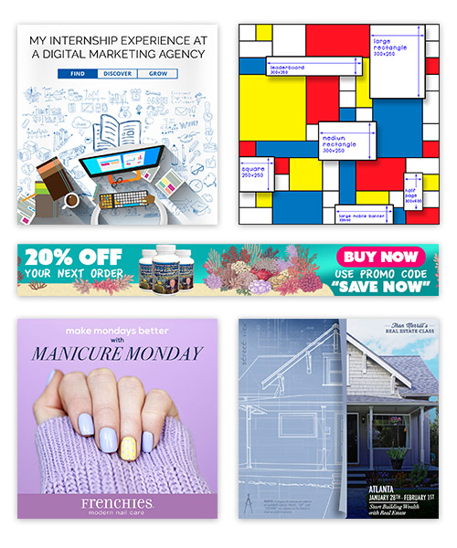 Social Media, Display, Remarketing<